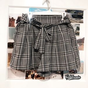 She + Sky Plaid Shorts